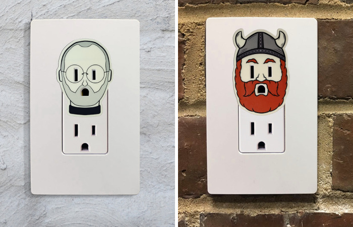 I Made Glow-In-The-Dark Outlet Stickers!