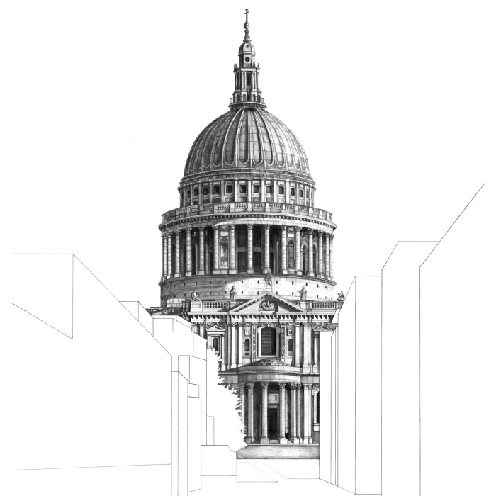 I Drew St Paul’s Cathedral In London From Different Perspectives