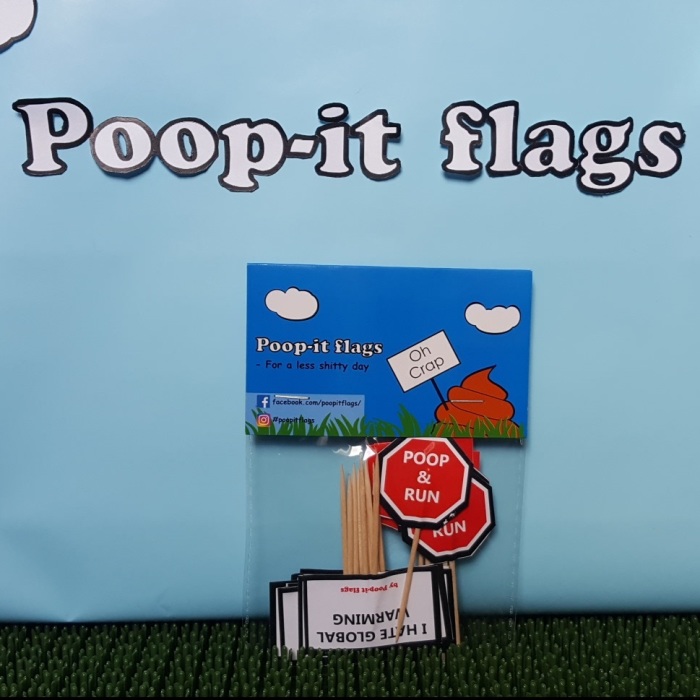 I Made These Signs For Sticking In Dog Poop