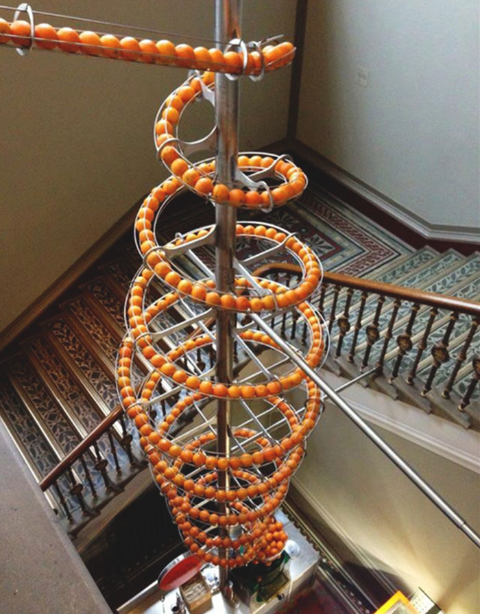 Clementine Tower At A Restaurant