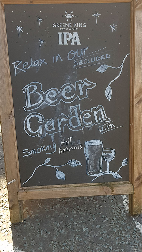 Smoking Area / Smoking Hot Barmaid