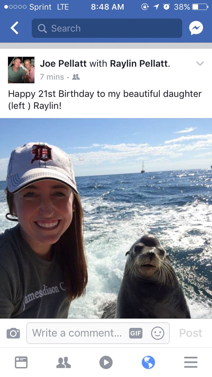 Man Wishes Daughter Happy Birthday With Worst Dad Joke Ever And We Can't Stop Laughing Man Wishes Daughter Happy Birthday With Worst Dad Joke Ever And We Can't Stop Laughing