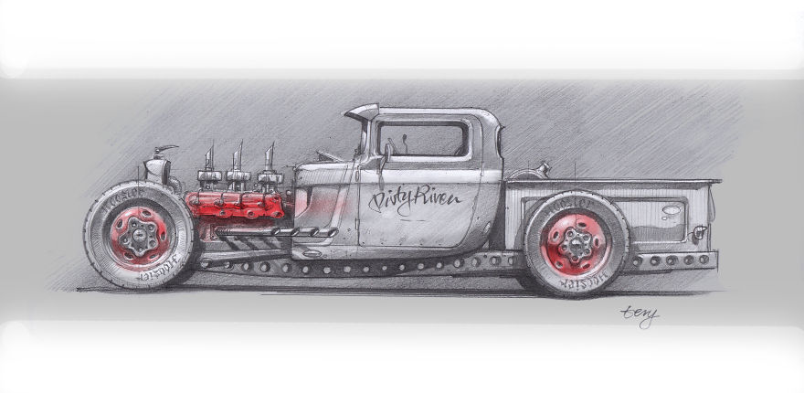 Couple Of My Hand Drawings From My 20 Years Collection.