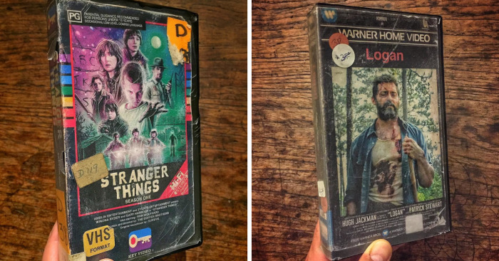 Artist Creates Vhs Covers For Recent Movies And Series And The Result Is Impressive