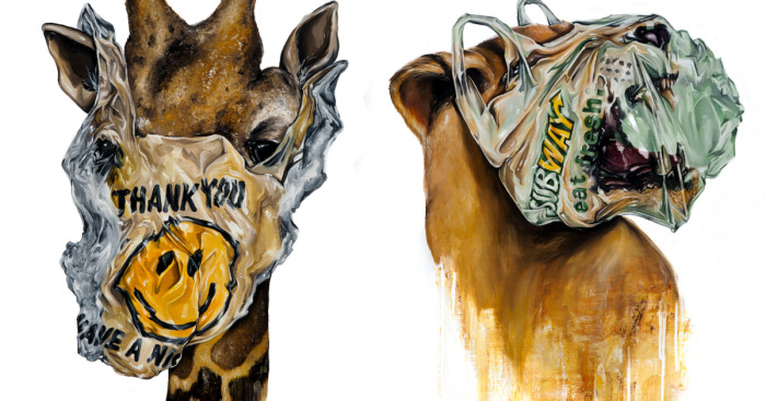 Plastic Bag Ban: My Series Of Paintings On Negative Effects Of Plastic Bags