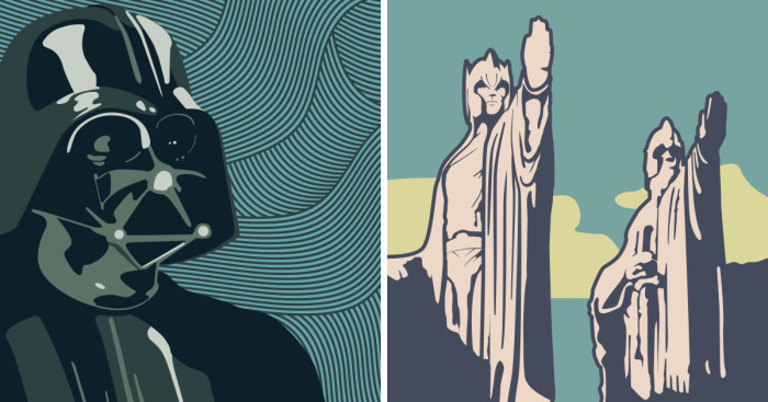 Postal Stamps Inspired By Iconic Movies