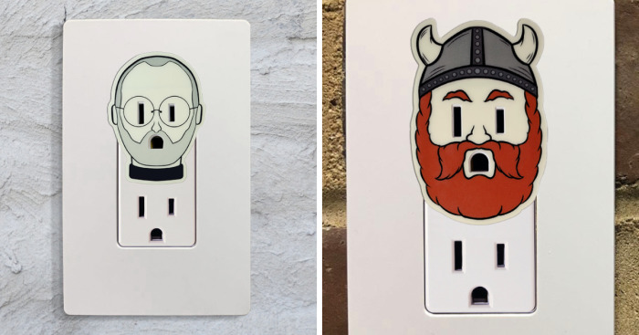 I Made Glow-In-The-Dark Outlet Stickers!