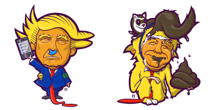 I’m Illustrating Trump’s Nicknames One-At-A-Time
