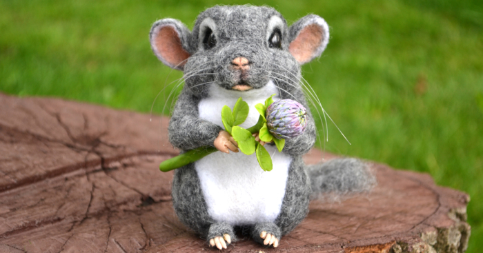 I Make Needle Felted Sculptures From Sheep Wool