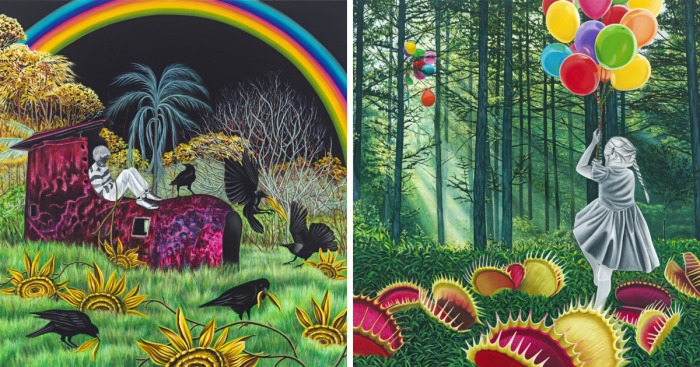 I Paint Nightmarish But Cute Dreamscapes