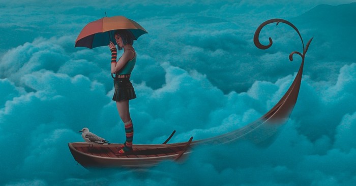 I’m A 16-Year-Old Artist Creating Blue Digital Artworks That Will Relax You