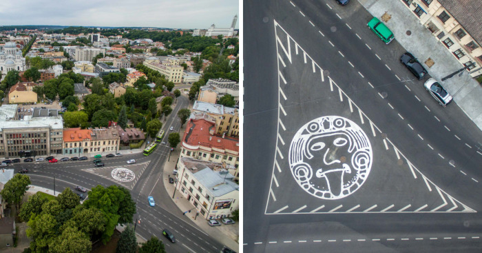 There’s A Square You Can’t See Or Enter In Kaunas, Lithuania