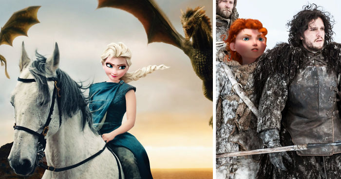 If Disney Characters Acted In Game Of Thrones