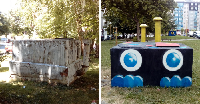 We Turned Old Bomb Shelters Into Robot Heads
