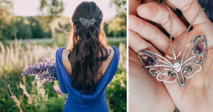 I Create Unique Handmade Jewelry That Mimics The Shape Of True Butterflies