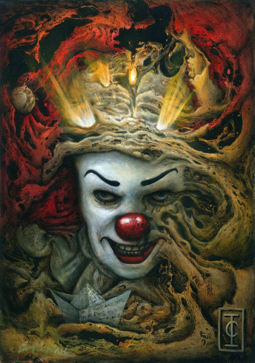 I Create Marbled Madness Using Oil Paint