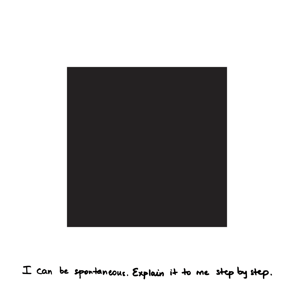 Drawing My Daily And Never Ending Anxieties In Black & White