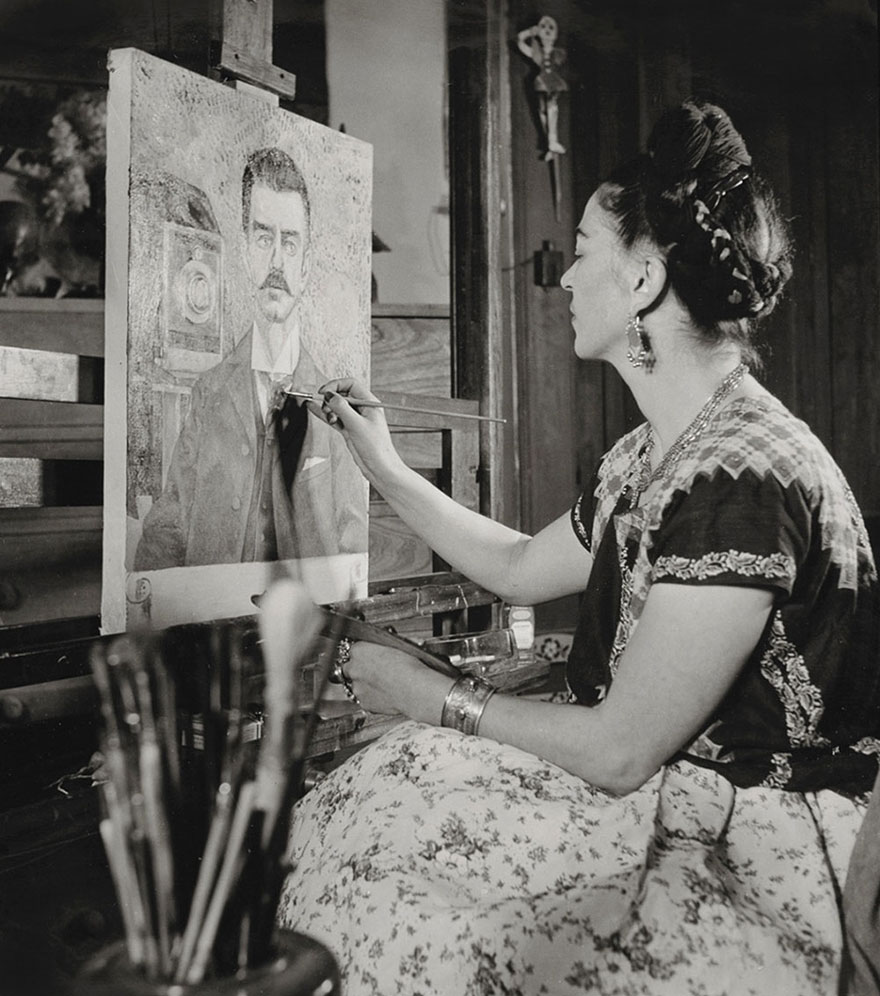Frida Kahlo Rare Photo