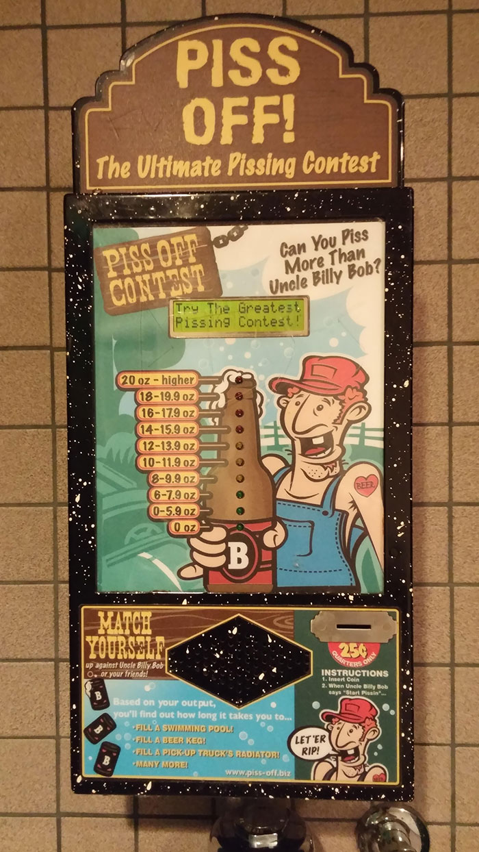 Pissing Contest Found In My Local Bar