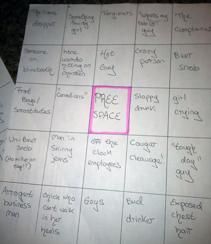 Friend Of Mine Works At A Bar - Eerily Accurate