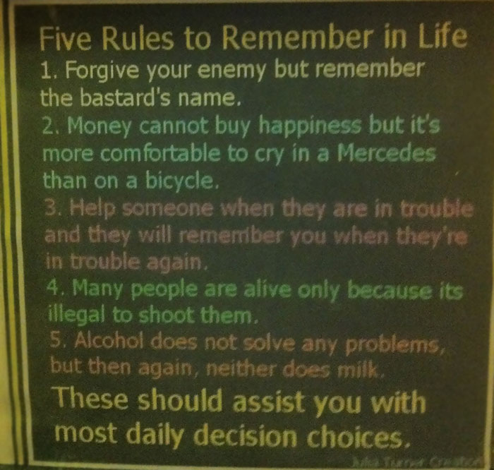 Posted In The Bathroom At My Local Bar