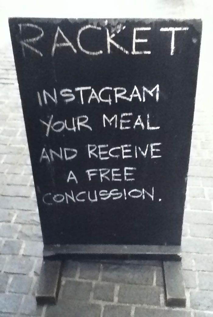 Found Outside A Restaurant In Auckland, New Zealand