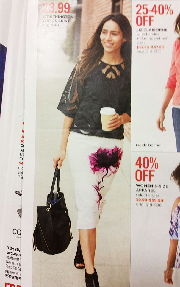 Really Could've Picked A Better Place For That "Flower" Design