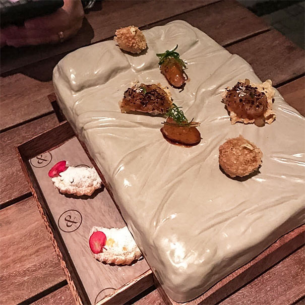 "...And For Dessert We Have Apple Pie, Cheesecake Or The Chef's Special, 'Shit The Bed'."