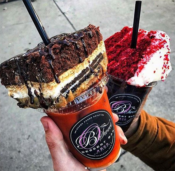 What's The Messiest And Least Convenient Way To Eat A Slice Of Cake?