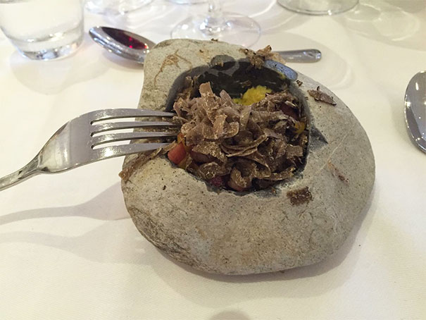 Restaurant Owners! Bought Too Many Stone Candle Holders? Serve Amuse-Bouche In Them!