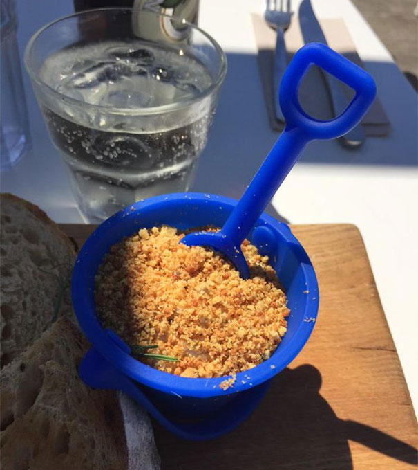 My Smoked Mackerel Pate Arrived In A Bucket And Spade