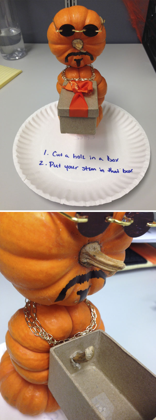 Proud Of My Submission For The Office Pumpkin Decorating Contest Today