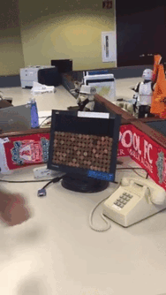 "FU" Office Prank