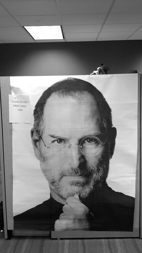 Rebellion At My Office In Response To A Request That We Not Print Large Jobs