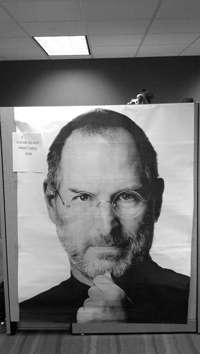 Rebellion At My Office In Response To A Request That We Not Print Large Jobs