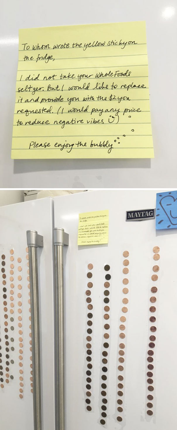 My Wife Started A New Job 2 Weeks Ago And Today She Saw This In The Office Kitchen