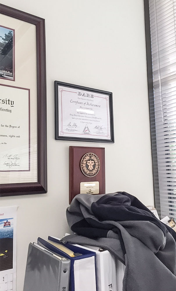 I've Had My Dare Certificate From 5th Grade Hanging In My Office For Months... Someone Finally Called Me Out On It Today