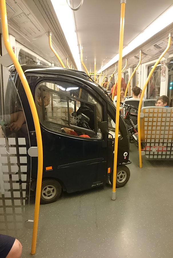 Someone Brought This With Them On The Subway Today