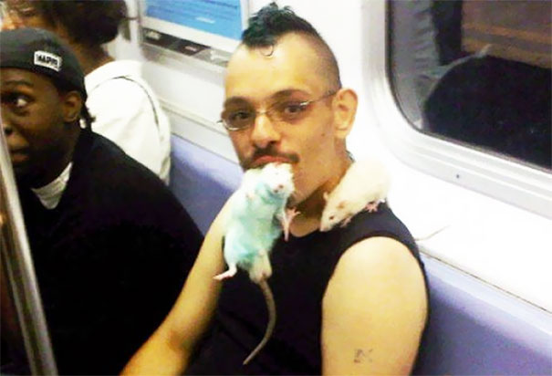 Saw This Guy On The Train