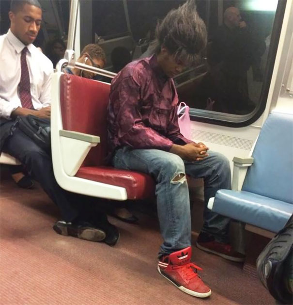 This Guy Catchin' The Train To Go Fight Majin Buu