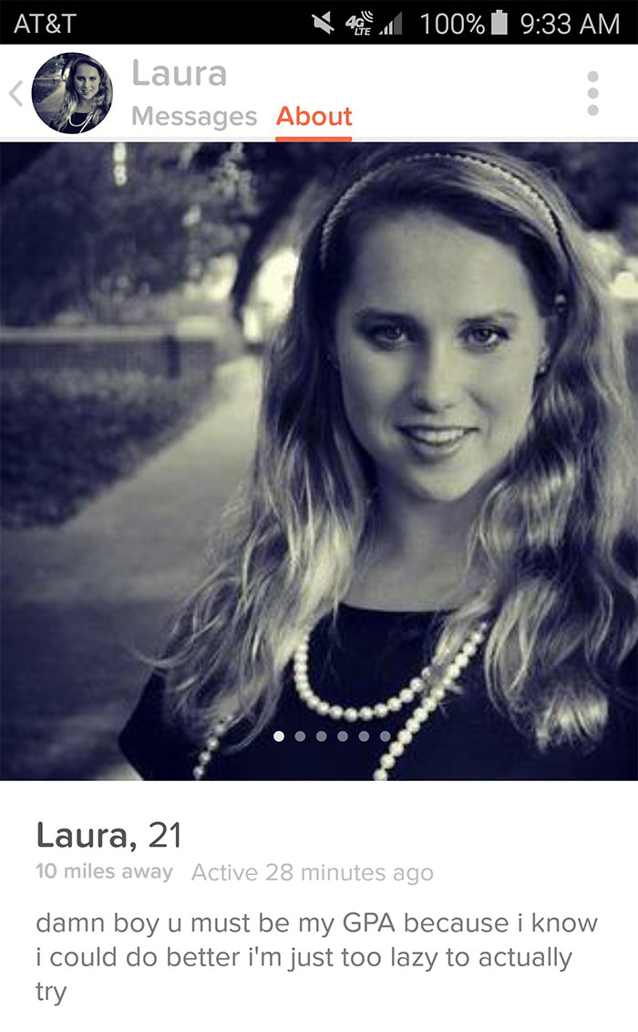 Laura Knows Her Limitations