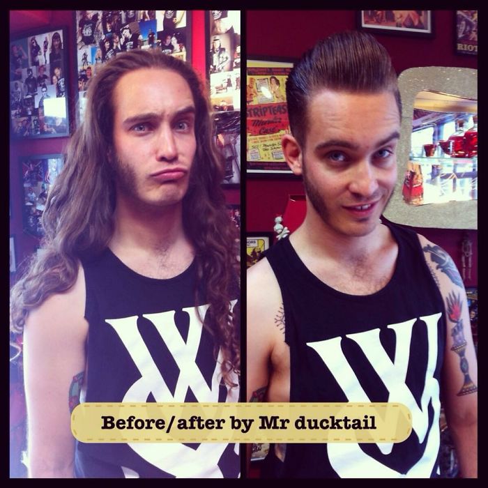 Long Hair For 8 Years....cut By The Hippy Hunter - Mr. Ducktail! Sold Hair To Wig Factory!