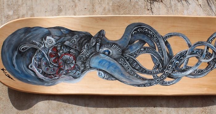 What You Can Do With A Box Of Blank Skateboards And Too Much Time