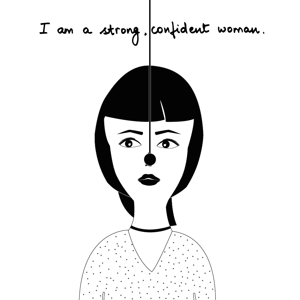 Drawing My Daily And Never Ending Anxieties In Black & White