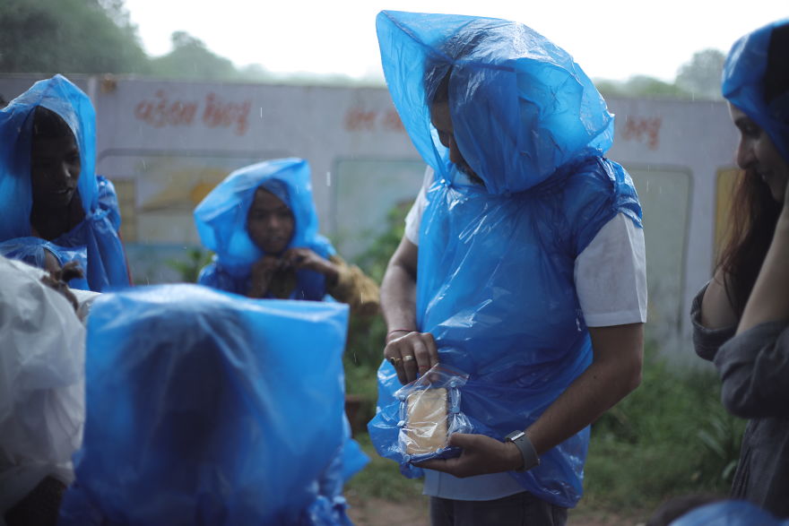 I Made A Rain Coat For Less Than 10 Cents For Poor Street Kids