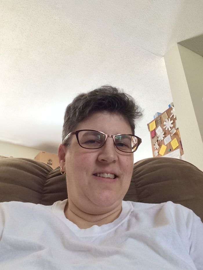 After - Short On Sides & A Bit Curly On Top