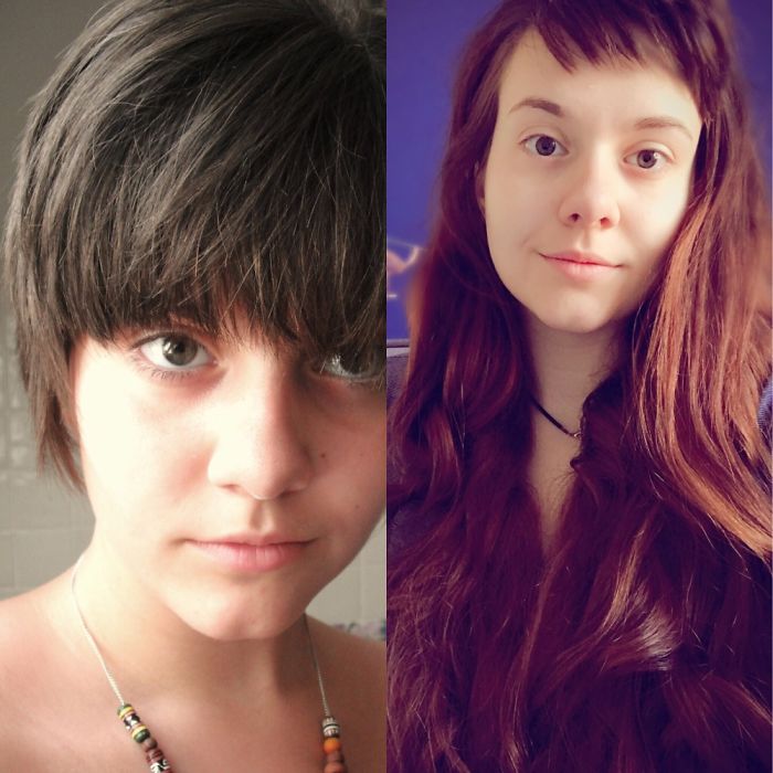 Short To Long. 7 Years, Lots Of Care And Henna.