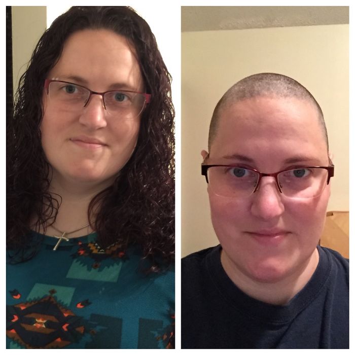 Shaved My Hair After I Started Chemo!