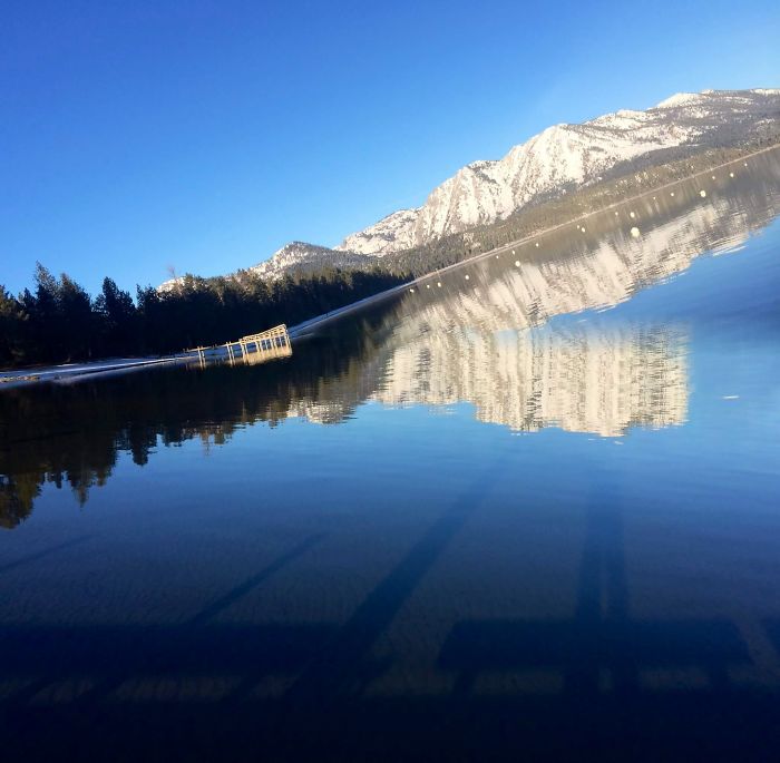"unreflections Of South Lake Tahoe At Dawn". Roguepano.