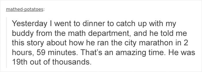 How Introverted Mathematician Beat 99% Of Other Marathon Runners By Avoiding People